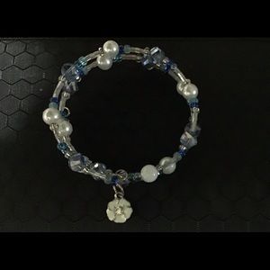 Wired beaded bracelet